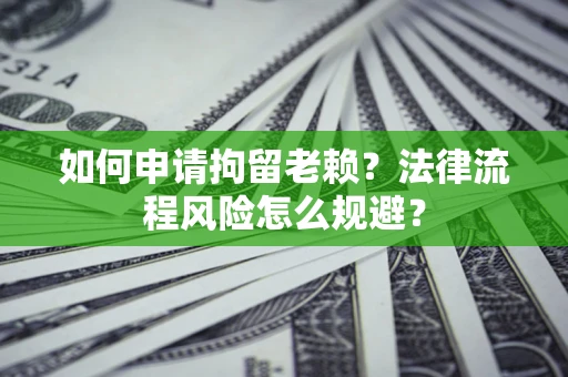 武汉如何申请拘留老赖？法律流程风险怎么规避？