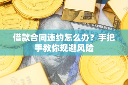 武汉借款合同违约怎么办？手把手教你规避风险