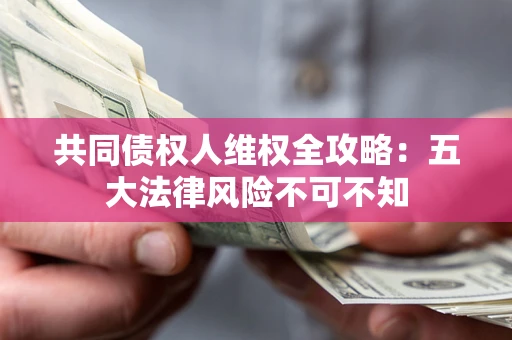 武汉共同债权人维权全攻略：五大法律风险不可不知