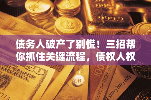 武汉债务人破产了别慌！三招帮你抓住关键流程，债权人权益不再缩水