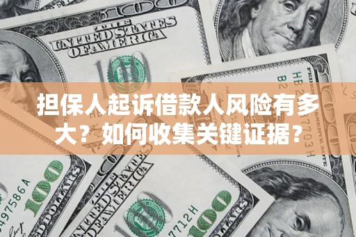 武汉担保人起诉借款人风险有多大？如何收集关键证据？