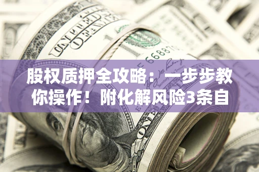 武汉股权质押全攻略：一步步教你操作！附化解风险3条自救法则