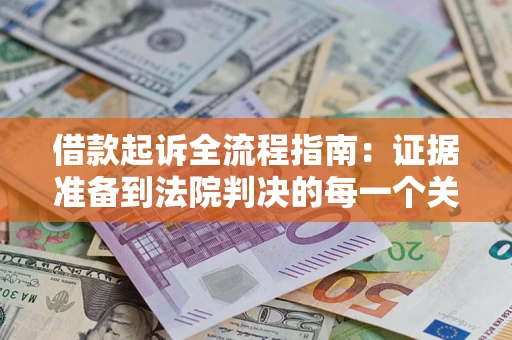 武汉借款起诉全流程指南：证据准备到法院判决的每一个关键步骤