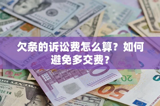 武汉欠条的诉讼费怎么算？如何避免多交费？