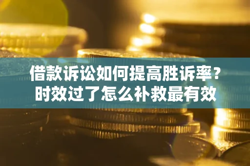武汉借款诉讼如何提高胜诉率？时效过了怎么补救最有效