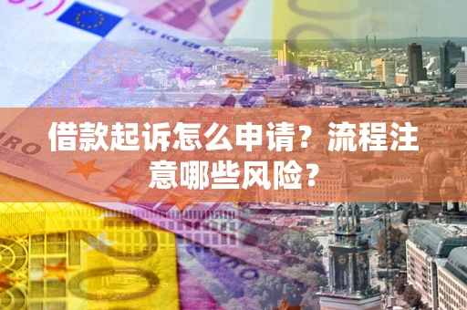 武汉借款起诉怎么申请？流程注意哪些风险？