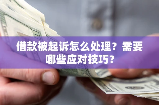 武汉借款被起诉怎么处理？需要哪些应对技巧？