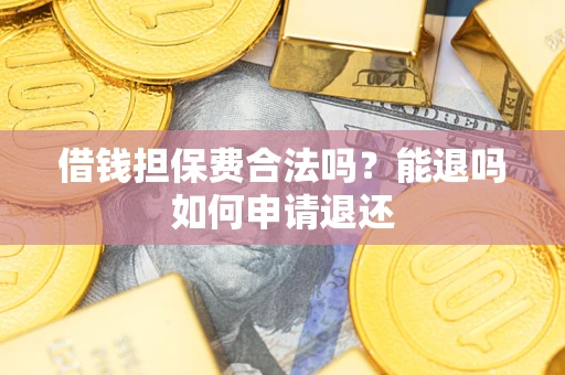 武汉借钱担保费合法吗？能退吗如何申请退还