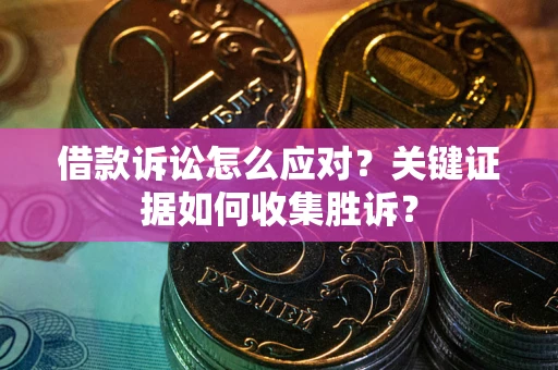 武汉借款诉讼怎么应对？关键证据如何收集胜诉？